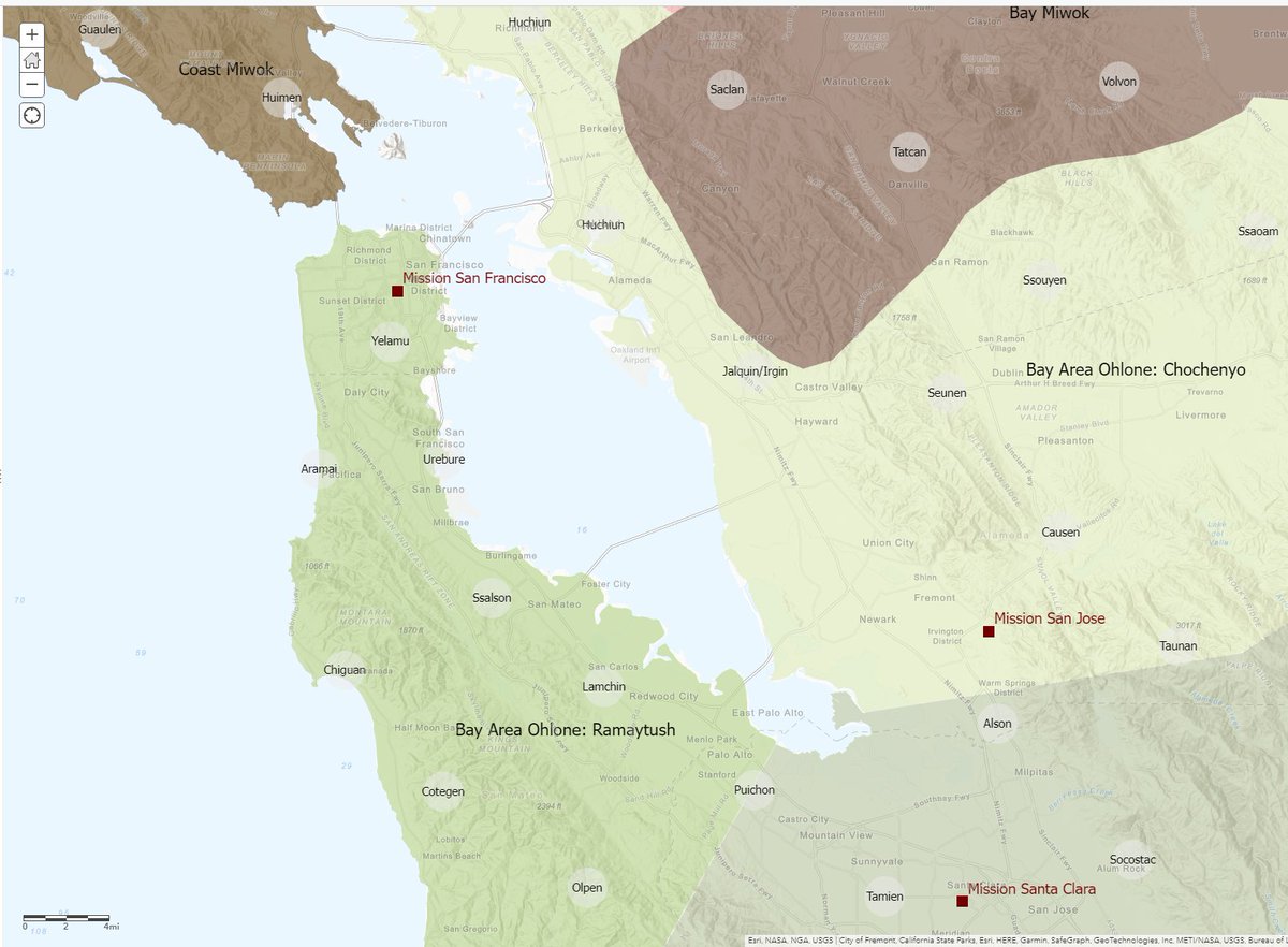 SCUpasts's tweet photo. The website also features several co-created multimedia projects, including our existing SCU Native History Virtual tour (https://t.co/ZOqNOkj4Hu) &amp; a new interactive map showing the layered geographies of long-term Native presence in central Calif. https://t.co/6pNkxVaEuq https://t.co/VJXOGtWGA2