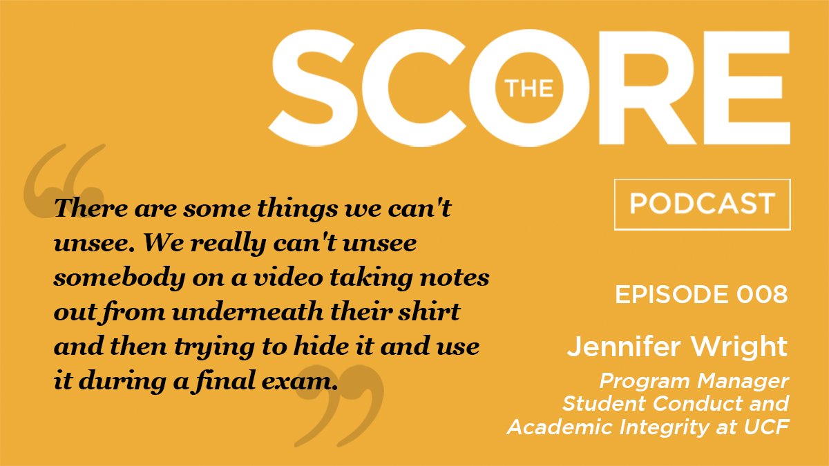 Our most recent episode features Jennifer Wright as she discusses #academicintegrity issues with our host 
<a href="/TchersPet/">Kathryn Baron</a> pod.fo/e/11d532