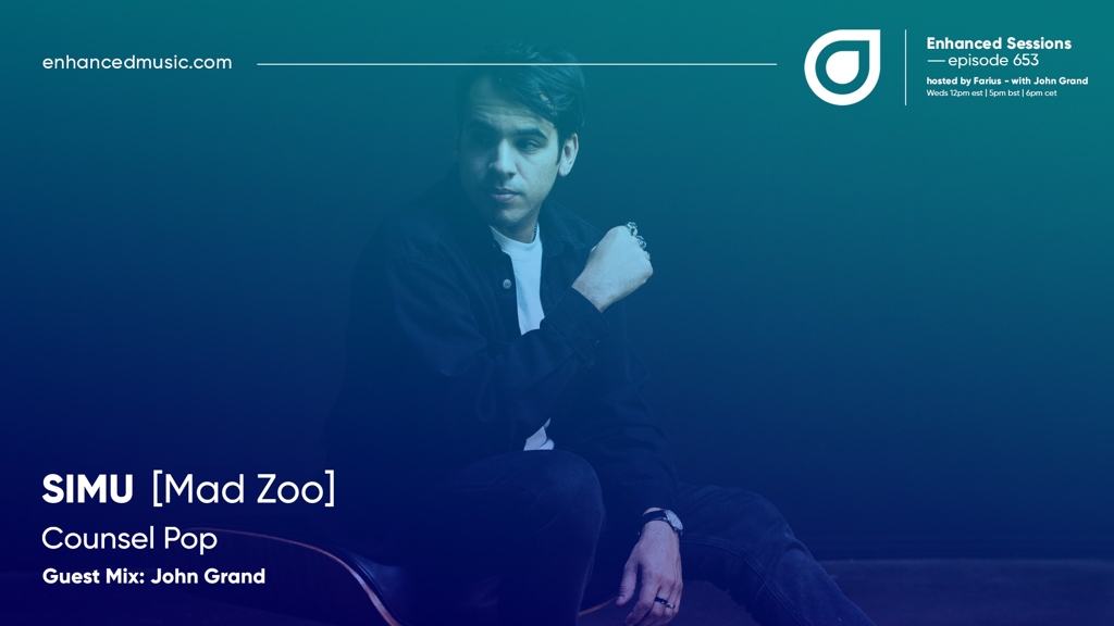 19. Leaving this week's guest mix spot in safe hands with @JohnGrandMusic for a 30 mins guest mix - starting with @CounselPop with 'SIMU' on @Mad_Zoo.

Listen here - loom.ly/0qqYyZ4

#EnhancedSessions  <a href="/fariusmusic/">Farius</a> @JohnGrandMusic