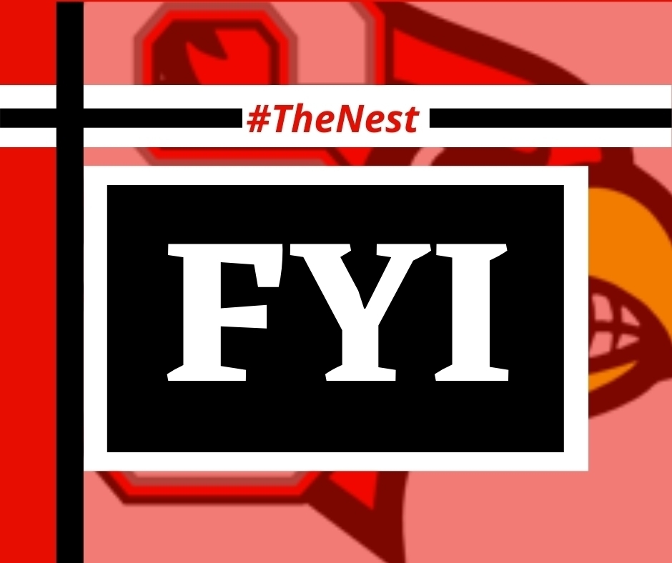 Senior Walkout will take place this afternoon at 2:45pm through the main entrance. #TheNest