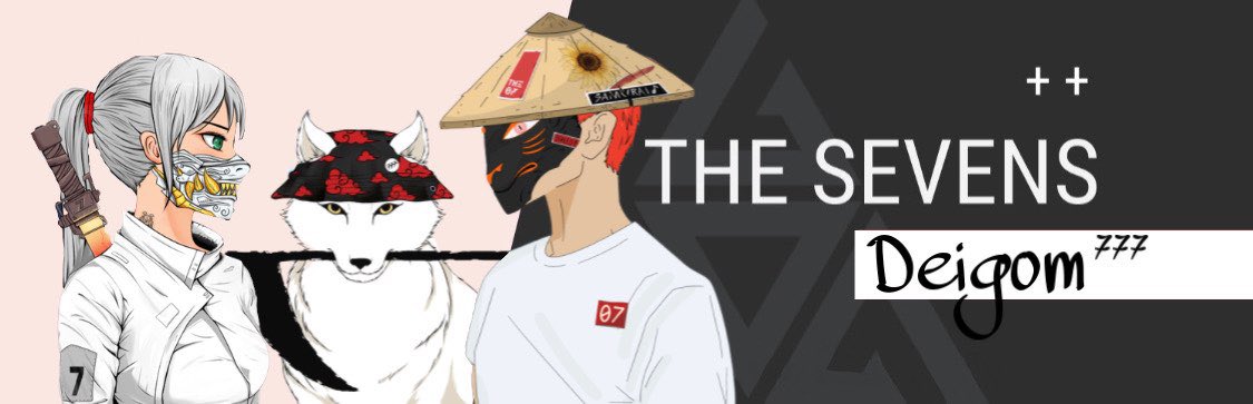 deigoshi's tweet photo. I want to give a big Shoutout to my bro @MercyBJC 🤟🏽 for making my twitter banner of my #SevensEve #SevensCompanion & #SevensGenesis 🔥 #allwhitecrew #777Crew #NFTs #Anime #StrongerTogether #WeAreTheSevens @thesevens_7 https://t.co/7hMC8EseFI