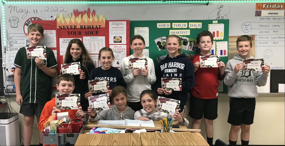 martyfuchs1's tweet photo. Science Fair Participants Fuchs/Lamare
#sciencesuperstars
#goingtheextramile
#KNOWLEDGE
#curiouskids https://t.co/rz0Zpp2xfG