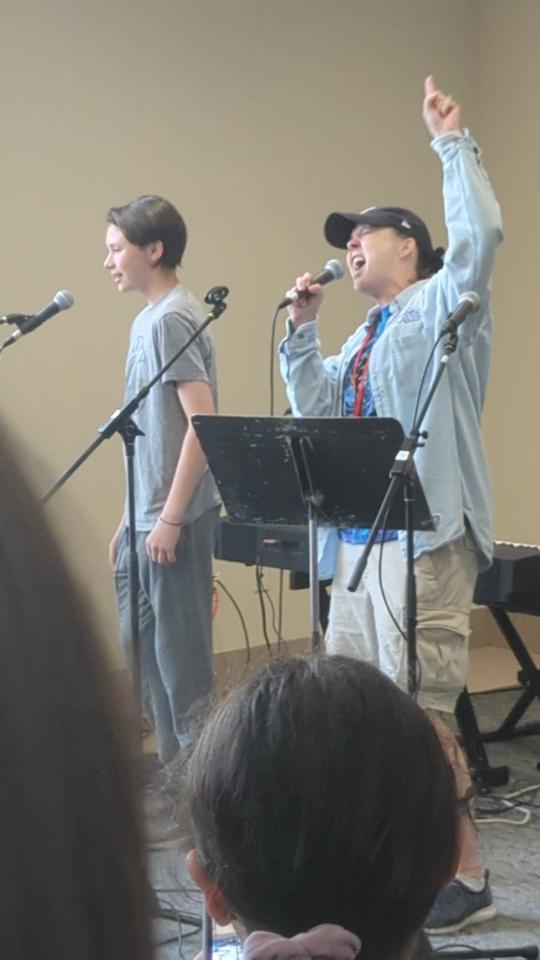 Singing a little Pat Benatar with Ayden Flitcroft at the Teen Arts Festival at CCM.
<a href="/kramer_MOMS/">James Kramer</a> 
<a href="/ZywickiR/">Dr. Robert R. Zywicki</a> 
@Gosk_MOMS 
<a href="/MrsWilke76/">Agatha Wilke</a> 
<a href="/CarubiaMelissa/">Mount Olive Middle School Art</a> 
<a href="/mtolivemiddle/">Mt. Olive Middle School</a> 
<a href="/RebeccaKreider/">Dr. Rebecca W. Kreider</a> 
<a href="/im_fine93/">Emma</a>