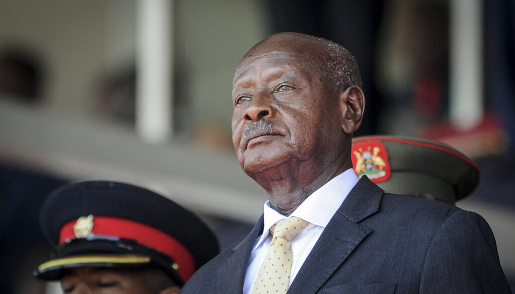 emma_jayen's tweet photo. #Stopm7 Ug is NOT a monarchy after fraud elections,an aging m7 is fronting his son to replace him. To keep grip of the resources that he stole from Ug. #rejectmuhoozi https://t.co/Km75RGV3uV