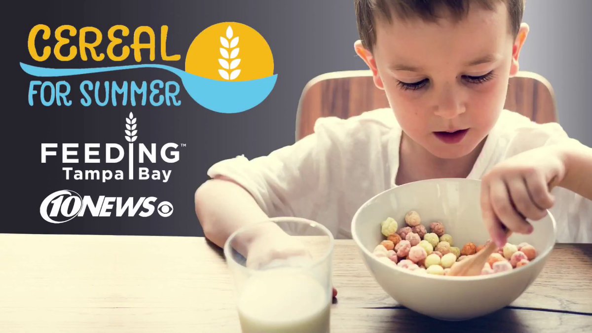 Day 3 of "Law Enforcement Appreciation Week";  FBITCAAA presents today's story celebrating local LEOs.
Thanks to <a href="/HCSOSheriff/">HCSO</a>, who organized a  "CerealForSummer" food drive with partner Feeding Tampa Bay ensuring kids have nutritious food during the summer.
Thank you, Officers!