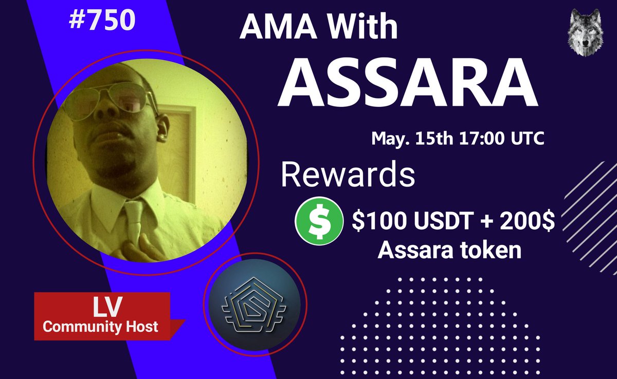 CryptoTitans1's tweet photo. 🖤AMA Series with ASSARA

🎁: $100 USDT + 200$ Assara token

📆Date: May. 15th 17:00 UTC , 2022
🏨Venue: https://t.co/p9cKLy8V2y

Rules : https://t.co/u5dRtUyH08
 Follow 
@CryptoTitans1 
  &amp;
@Assarafinance
2. Like Retweet &amp; Comment Your Questions (3 Questions Max) Tag 3 friends. https://t.co/gZGvYiLAly