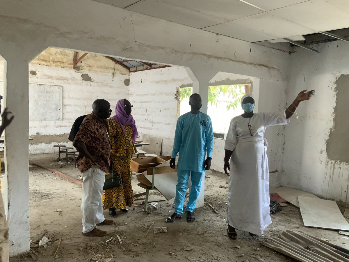 BrusubiRotary's tweet photo. 11/05/2022 A Scheduled joint visit visit to Sukuta Lower Basic School by representatives the Rotary Club of Brusubi and Future in our Hands The Gambia(FIOHTG) to assess progress on #GG2121707. With Approximately 70% of the work complete on target to finish time. https://t.co/vhwzbR0Xvo