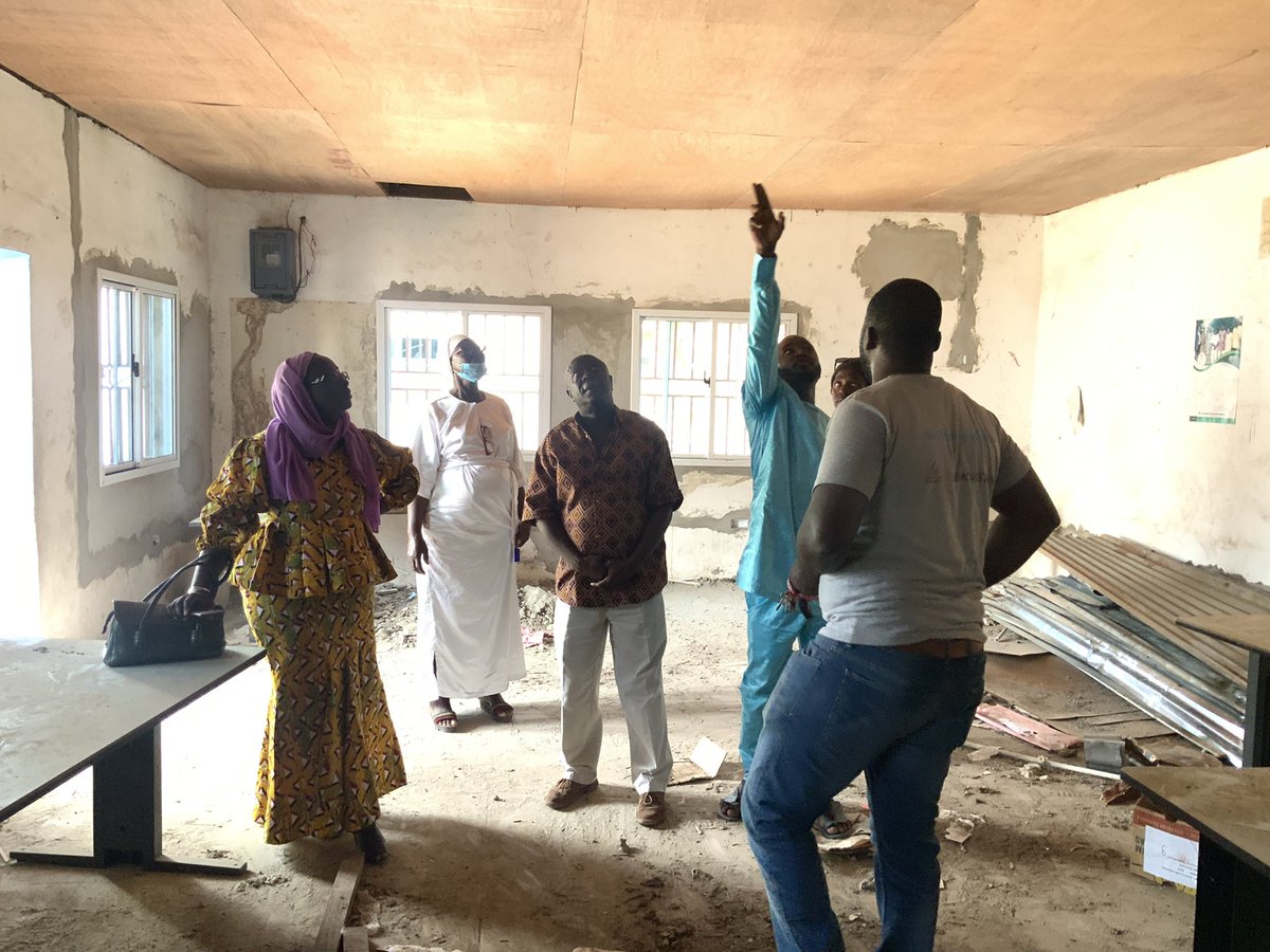 BrusubiRotary's tweet photo. 11/05/2022 A Scheduled joint visit visit to Sukuta Lower Basic School by representatives the Rotary Club of Brusubi and Future in our Hands The Gambia(FIOHTG) to assess progress on #GG2121707. With Approximately 70% of the work complete on target to finish time. https://t.co/vhwzbR0Xvo