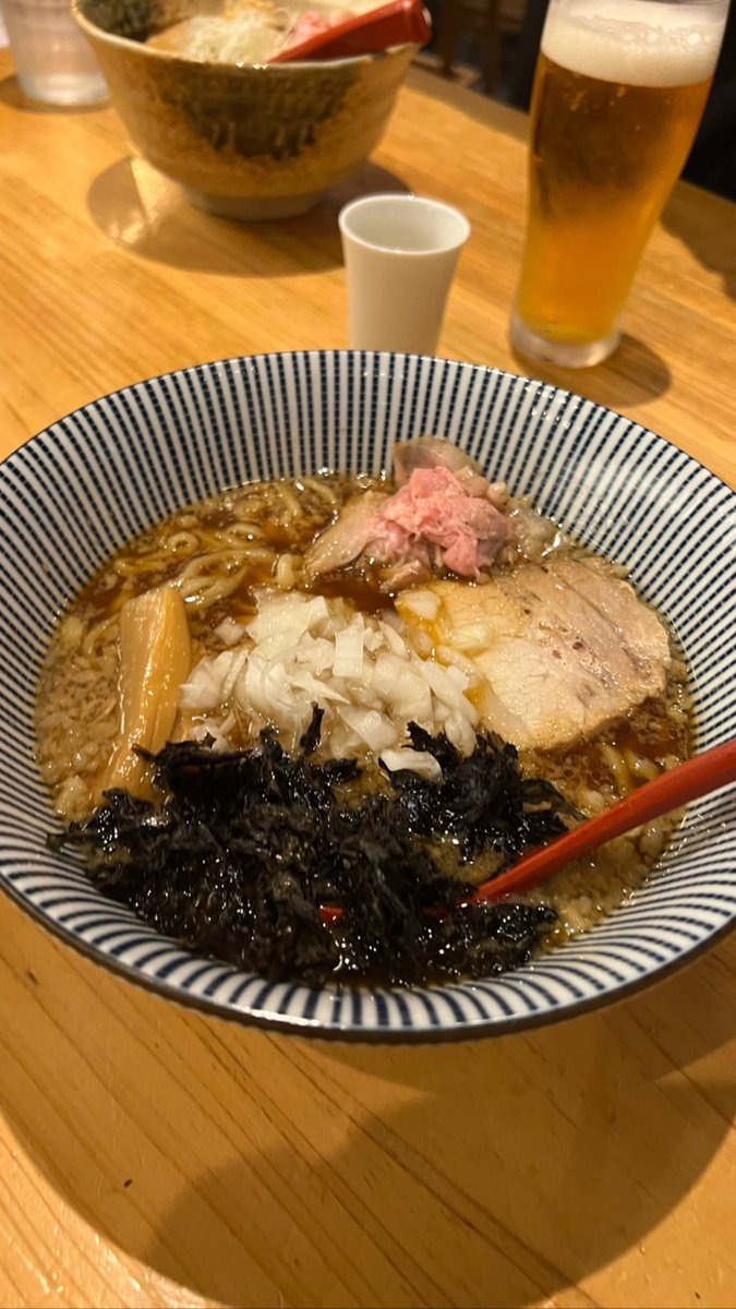 7q2Sf's tweet photo. #ラーメン
#新宿
#たかはし
★★★★☆
安定の美味しさ♡
#麺活 #ラーメン男子 #東京ラーメン https://t.co/UUqXDvzcgE