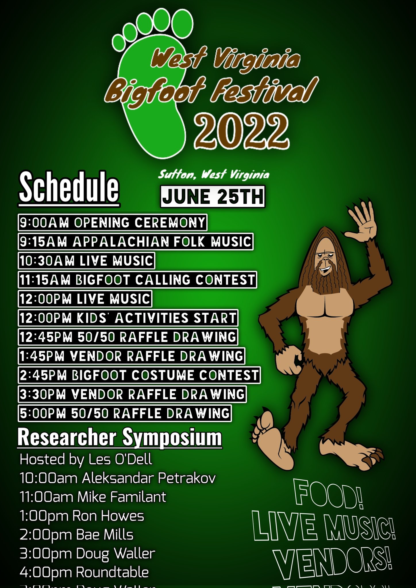 The West Virginia Bigfoot Museum on Twitter "The Official 2022 West