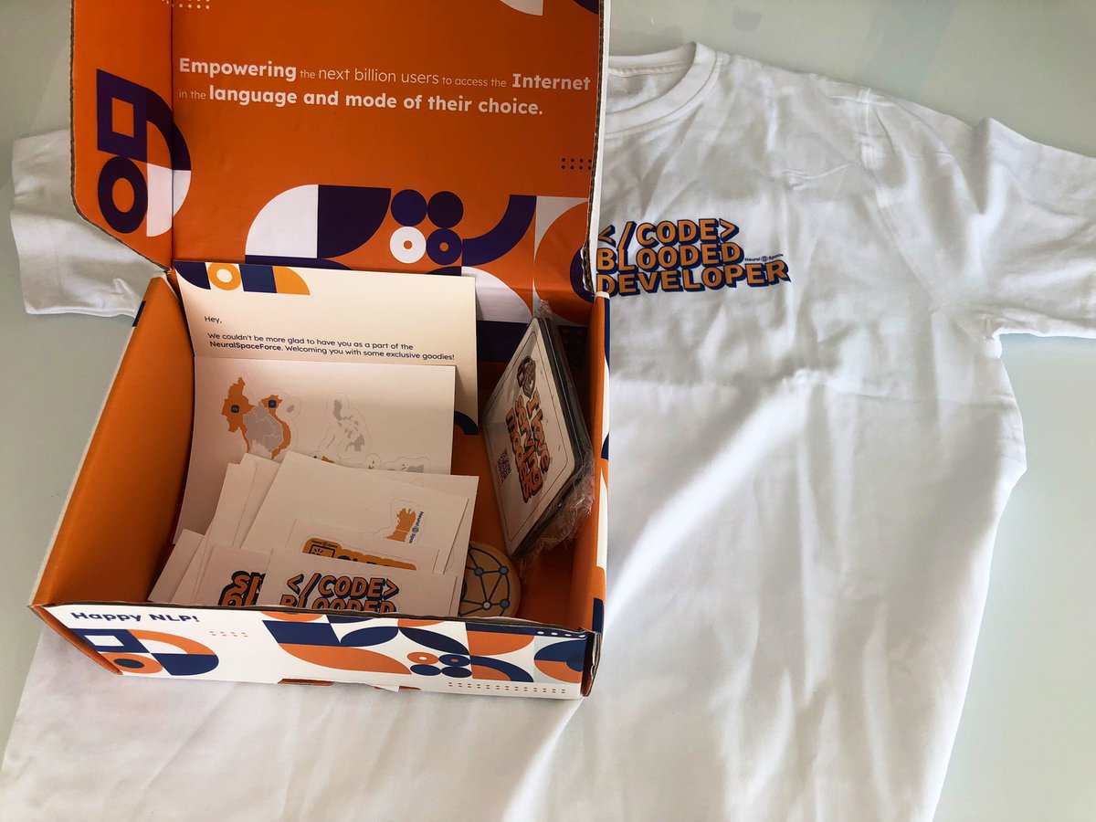 samiabs's tweet photo. How cool is that?! Thanks @NeuralSpace for the gift and looking forward to accompany you on your journey to success! #startup #entrepreneurs #success https://t.co/zDl7VnDSCe