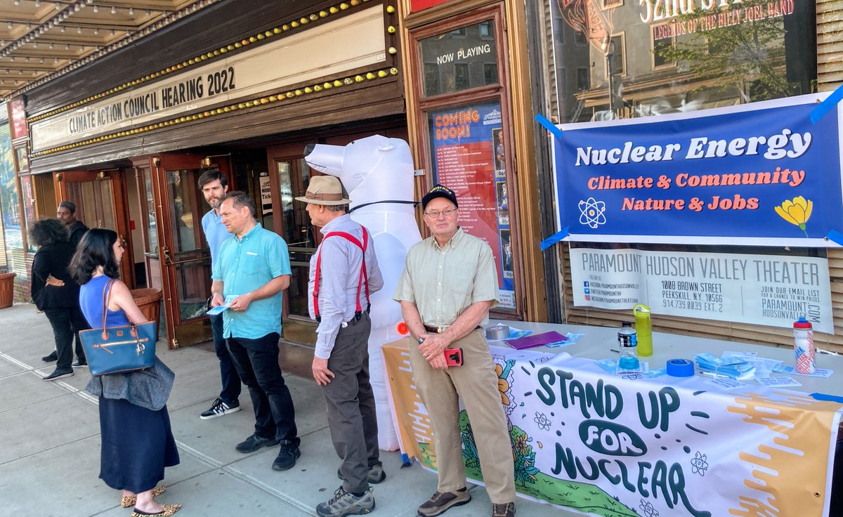 nuclearny's tweet photo. Paramount Hudson Valley Theater, Peekskill, NY
Climate Action Council Hearing 2022
#StandUp4Science #StandUp4Climate #StandUp4Nuclear
#CLCPA #GetRealOnClimate https://t.co/vawIwCnn9T