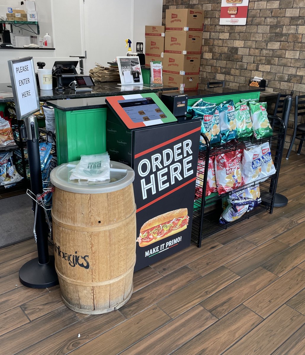 dbs4pos's tweet photo. Self-ordering is now available at PrimoHoagies in Cinnaminson, NJ! Enjoy all of the amazing hoagies or customize your own right from our newest kiosk!!! https://t.co/4h0axfRXUb