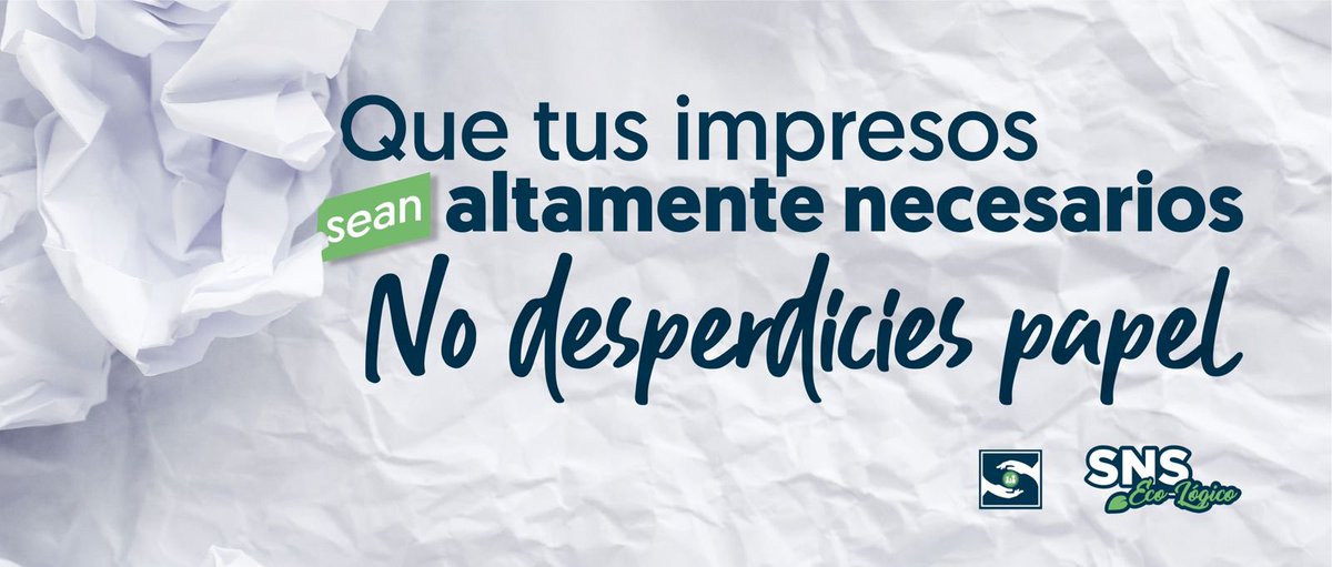 SNSRDO's tweet photo. #SNSEcoLógico
👀¿Necesitas hacer una impresión?
Primero evalúa si es realmente necesario.
✅Imprime solo lo indispensable.
El futuro está en nuestras manos.
🙌
#SNSRD
#CompromisoSNS https://t.co/YZbpHhkRxj
