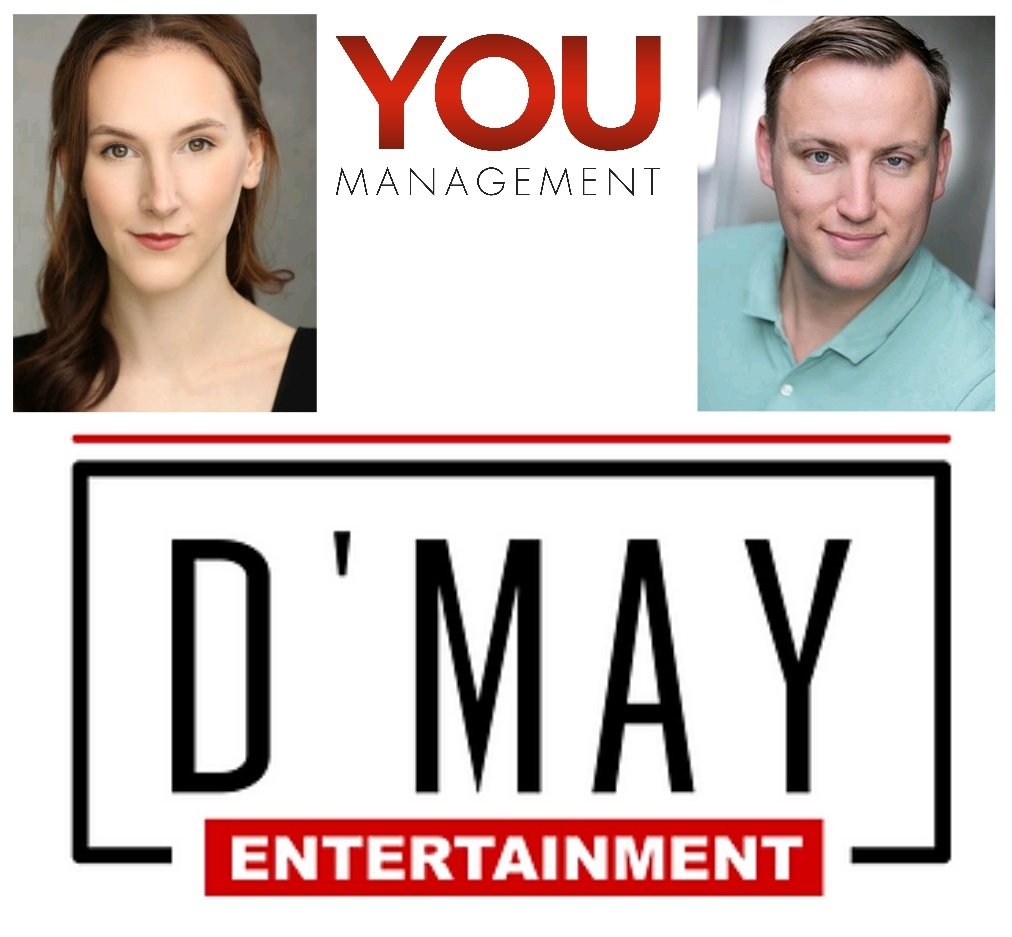 Hope our Alex Hunt &amp; Rebekah Spencer had a great day workshopping ‘Best Of British’ for D’May Entertainment #YOUmanagement #dowhatYOU❤️ #onlyatYOU