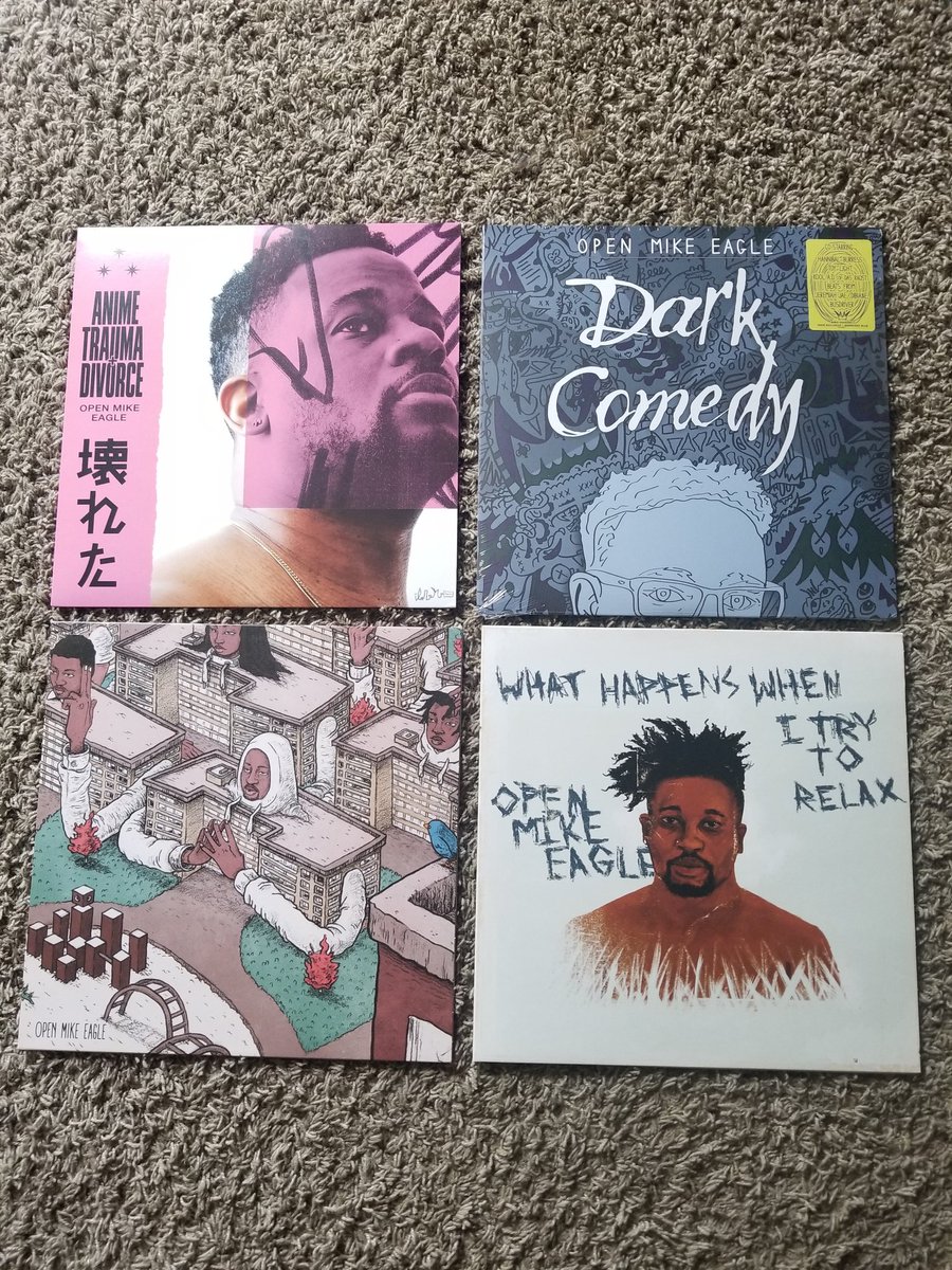 DylanGiese's tweet image. Thanks @Mike_Eagle ! Glad I can Add Dark Comedy to my collection 🙏🏼