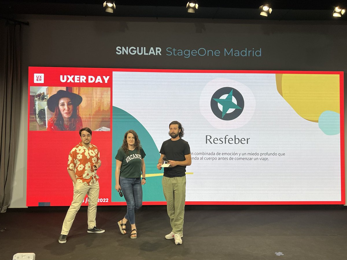 uxerschool's tweet photo. Resfeber es la app perfecta para tus viajes en solitario. Descubre lugares basados en tus intereses, disfruta de descuentos, conecta con otros viajeros y siéntete seguro.
Sara Muñoz Sanz
Carolina Pérez Valenzuela
Víctor Sánchez Méndez
Jaime Muñiz Garcia
#UXERDAY https://t.co/I0KPsEviqz