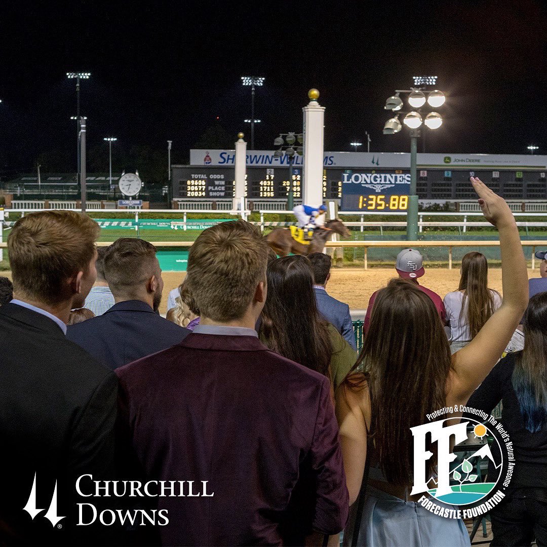 ForecastleFound's tweet photo. Join us tomorrow night at @churchilldowns for Bourbon &amp; Beats featuring night racing, live bourbon barrel art, and #naturallyawesome fun at the track! Visit us in the Plaza to enter to win Two (2) General Admission 3-Day Tickets to @forecastlefest! https://t.co/cZgJyIo6Ni