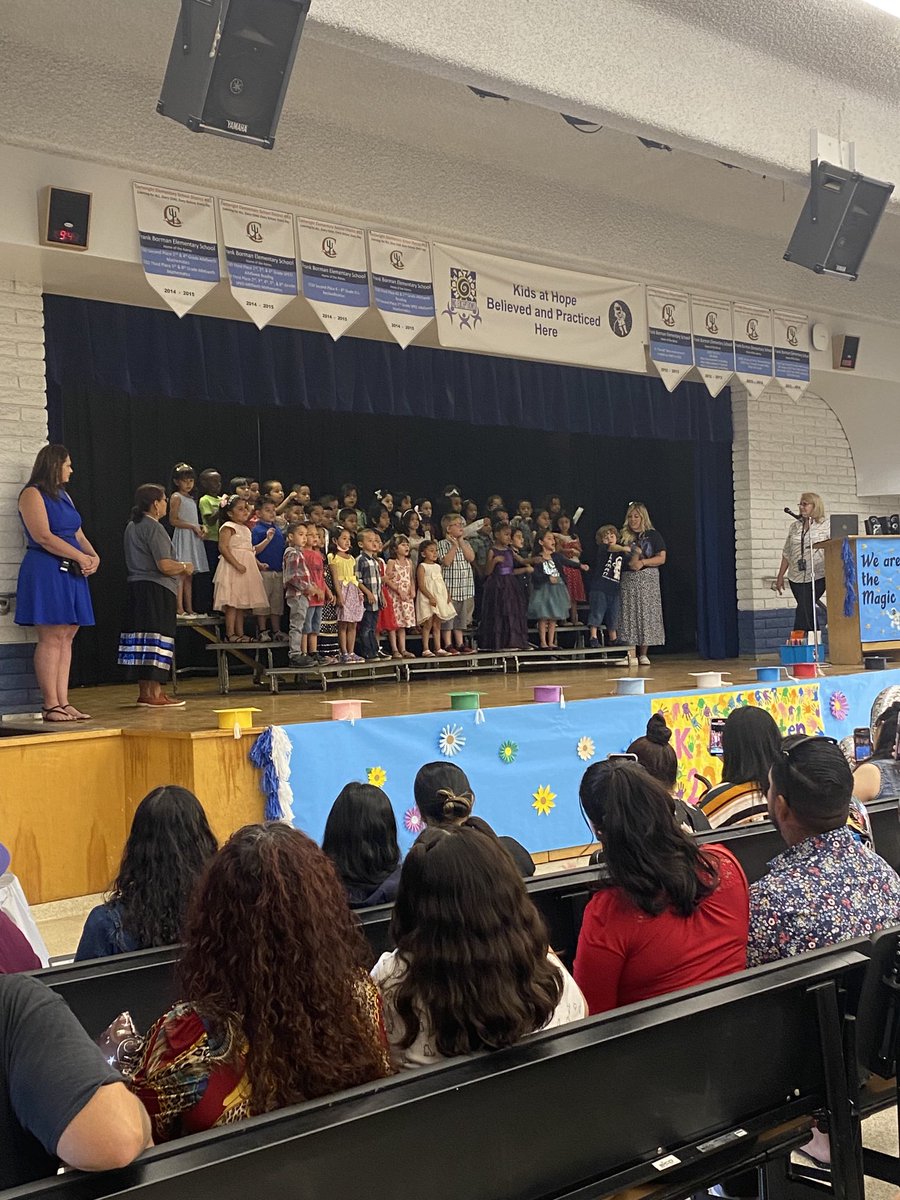 Kinder promotion was on Wednesday! ⁦<a href="/BormanCSD83/">Borman Elementary</a>⁩ The students and teachers put on an amazing performance for their families. We are so proud!