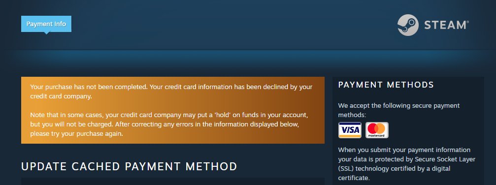 BramNordy's tweet photo. Halo @CIMBNiaga, ini saya mau beli game di Steam pake credit card kenapa selalu di blokir ya? Udah beberapa kali nyoba gak bisa juga. https://t.co/KTtuPIt6fS