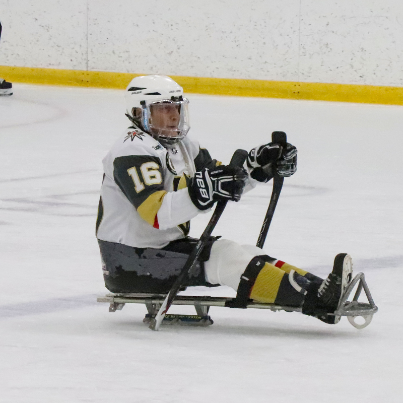 usahockey's tweet photo. Almost 70 and a #DisabledFestival Sled National Champion. Don Suozzo is someone that we can all take inspiration from. 👏
