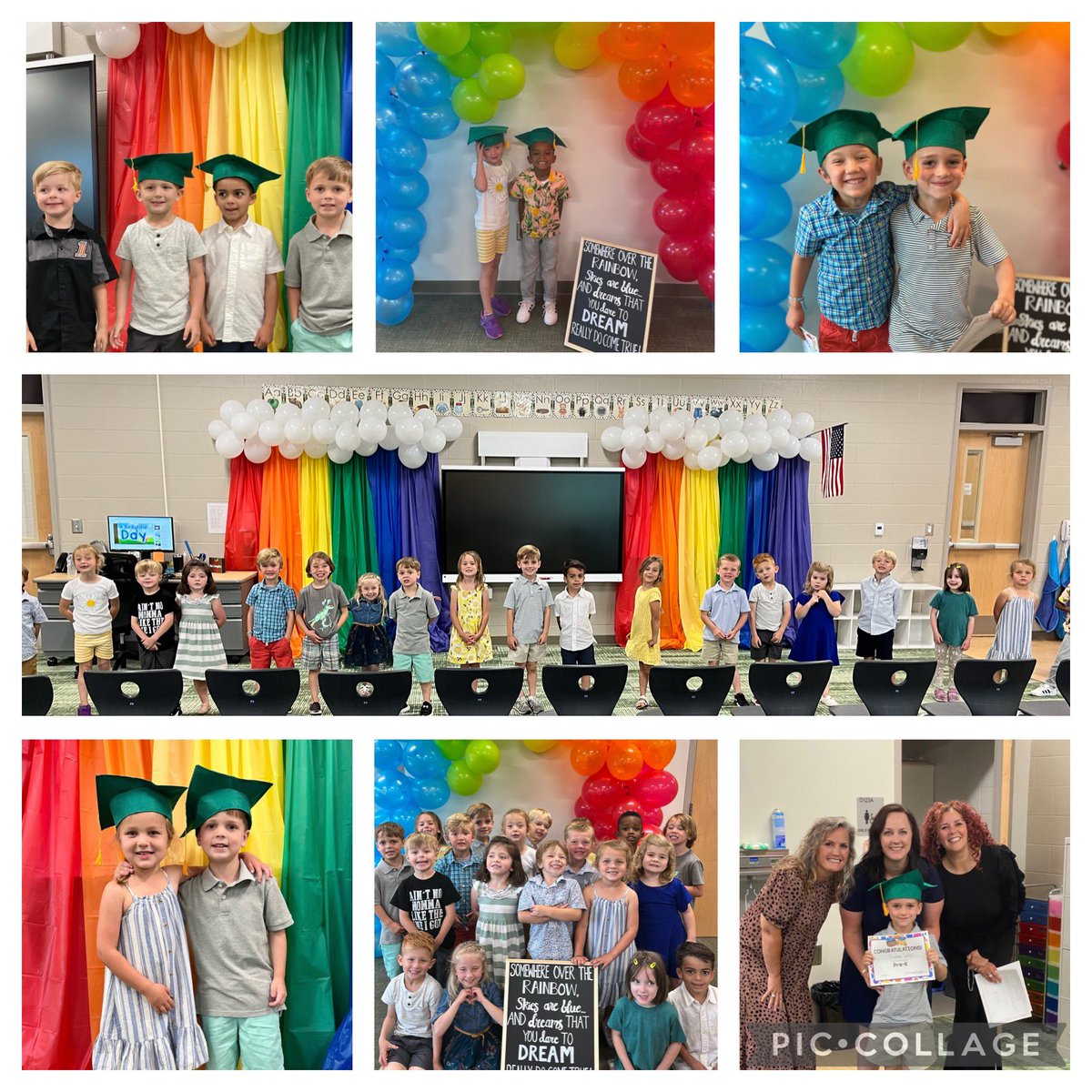 LilCopperheads's tweet photo. Our Little Copperheads had their end of the year program today! Somewhere over the rainbow dreams do come true! Love these kids so much! 💚💛#LittleCopperheads #CatawbaRidge https://t.co/uxGPpdJ3Mc