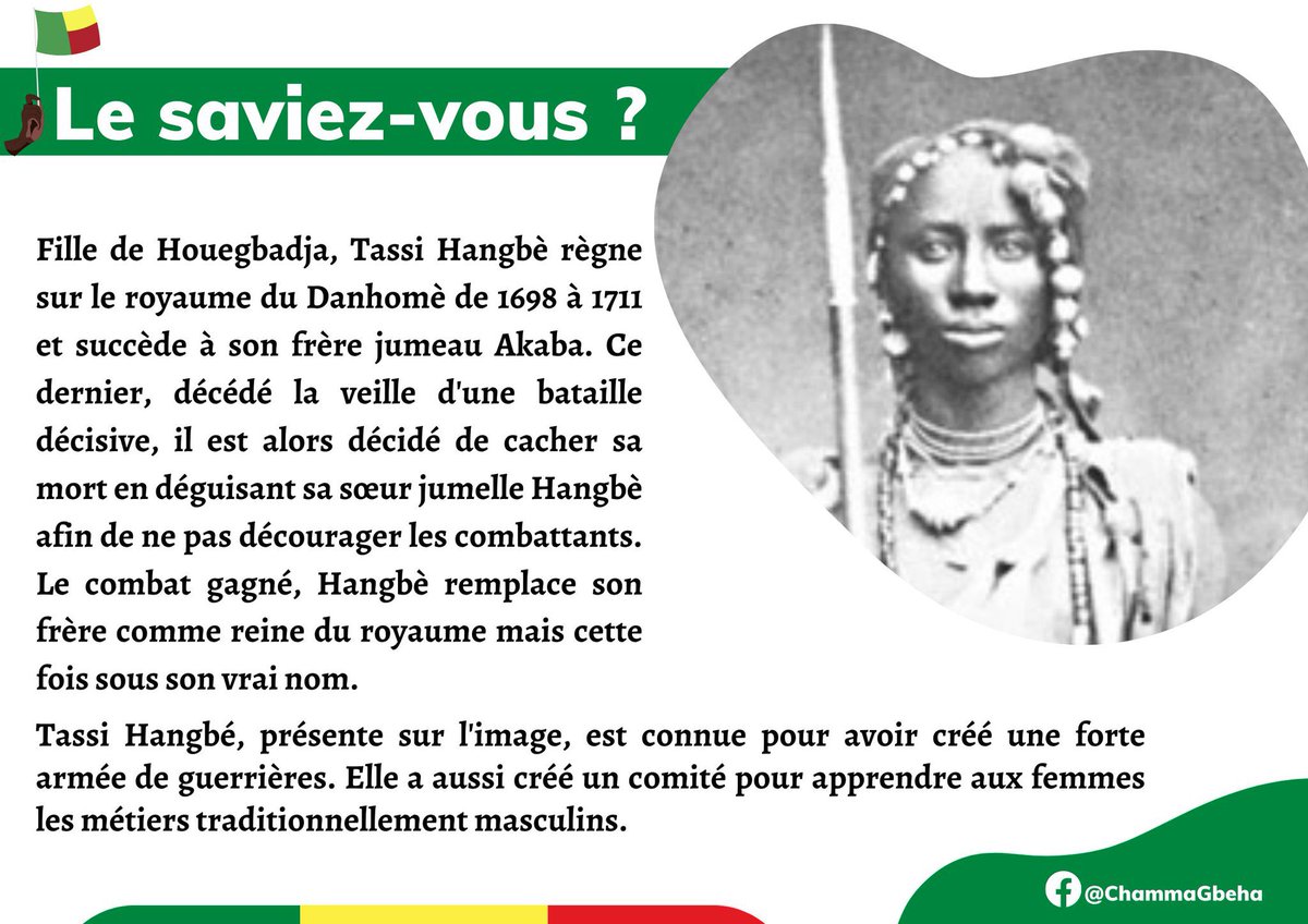 LoicGoudja's tweet photo. Enfin une grande représentation des Amazones de mon pays #Bénin . Merci au @gouvbenin 🤝🤝🤝 https://t.co/90OVYgHu0P
