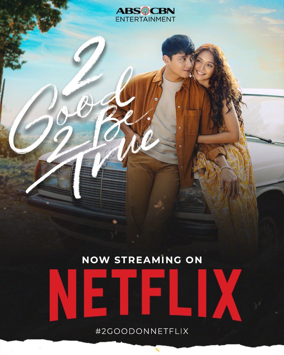 2G2BTabscbn's tweet photo. The comeback that you've been waiting for!

2 Good 2 Be True starring Asia's Superstar, Kathryn Bernardo and Supreme Idol of this Generation, Daniel Padilla is NOW streaming on NETFLIX! #2GoodOnNetflix

#2G2BT #RGEUnit #KathNiel https://t.co/MzmvSl3irL