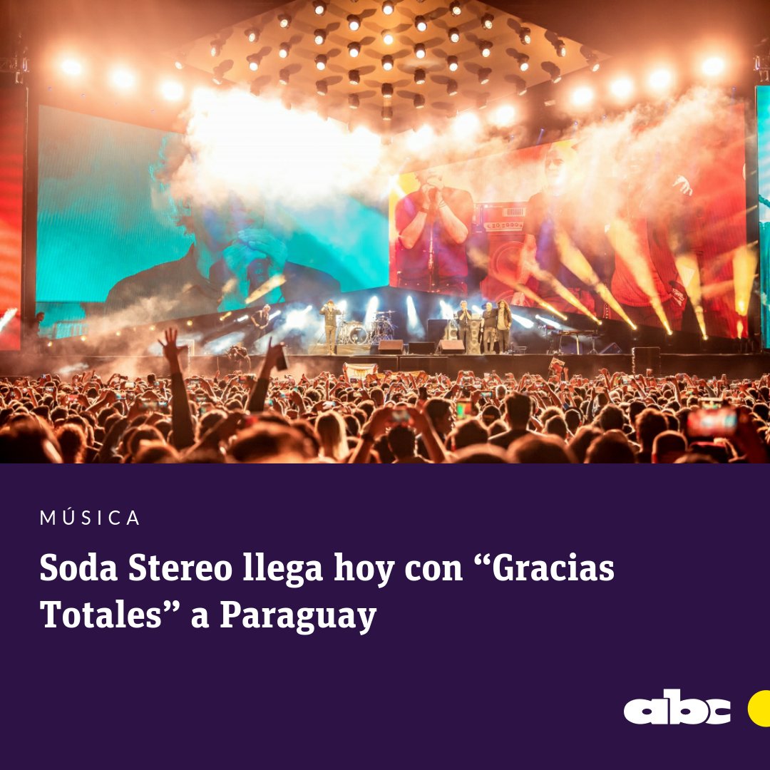 Romance985's tweet photo. #SodaStereoPy 🤩¡Llegó el gran díaaaaaa!
🏟️Charly Alberti y Zeta Bosio actuarán hoy en el SND Arena para presentar su concierto #GraciasTotales.
🥳Los músicos revisitarán su obra con la participación de artistas invitados, a partir de las 20:00.
📲https://t.co/8ispRfCC7W https://t.co/yjwihMCm4S