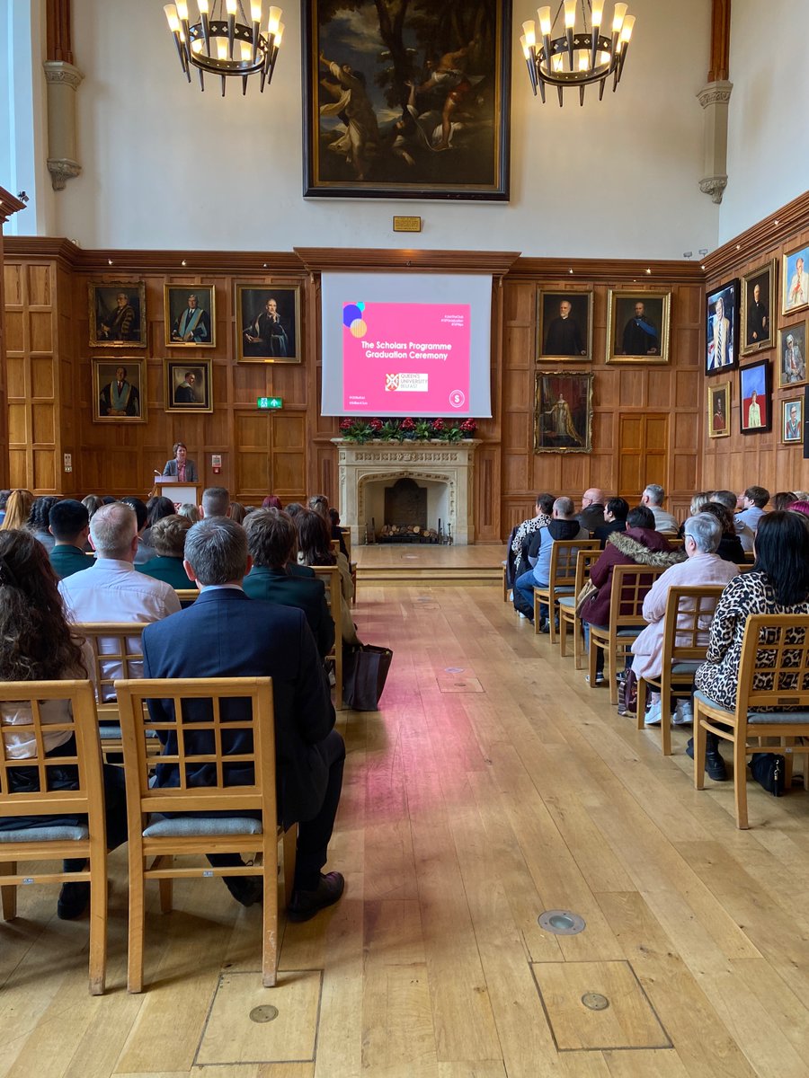 A fantastic day at the <a href="/BrilliantClub/">The Brilliant Club</a> #ScholarsProgramme graduation!

A big congratulations to the graduates from <a href="/NewbridgeIC/">New-Bridge Integrated College</a> <a href="/TrinityBelfast/">Blessed Trinity College</a> <a href="/stlouises_cc/">St. Louise’s Comprehensive College</a> and <a href="/BlackwaterIC/">Blackwater IC</a> who all got to celebrate their achievements today 👏