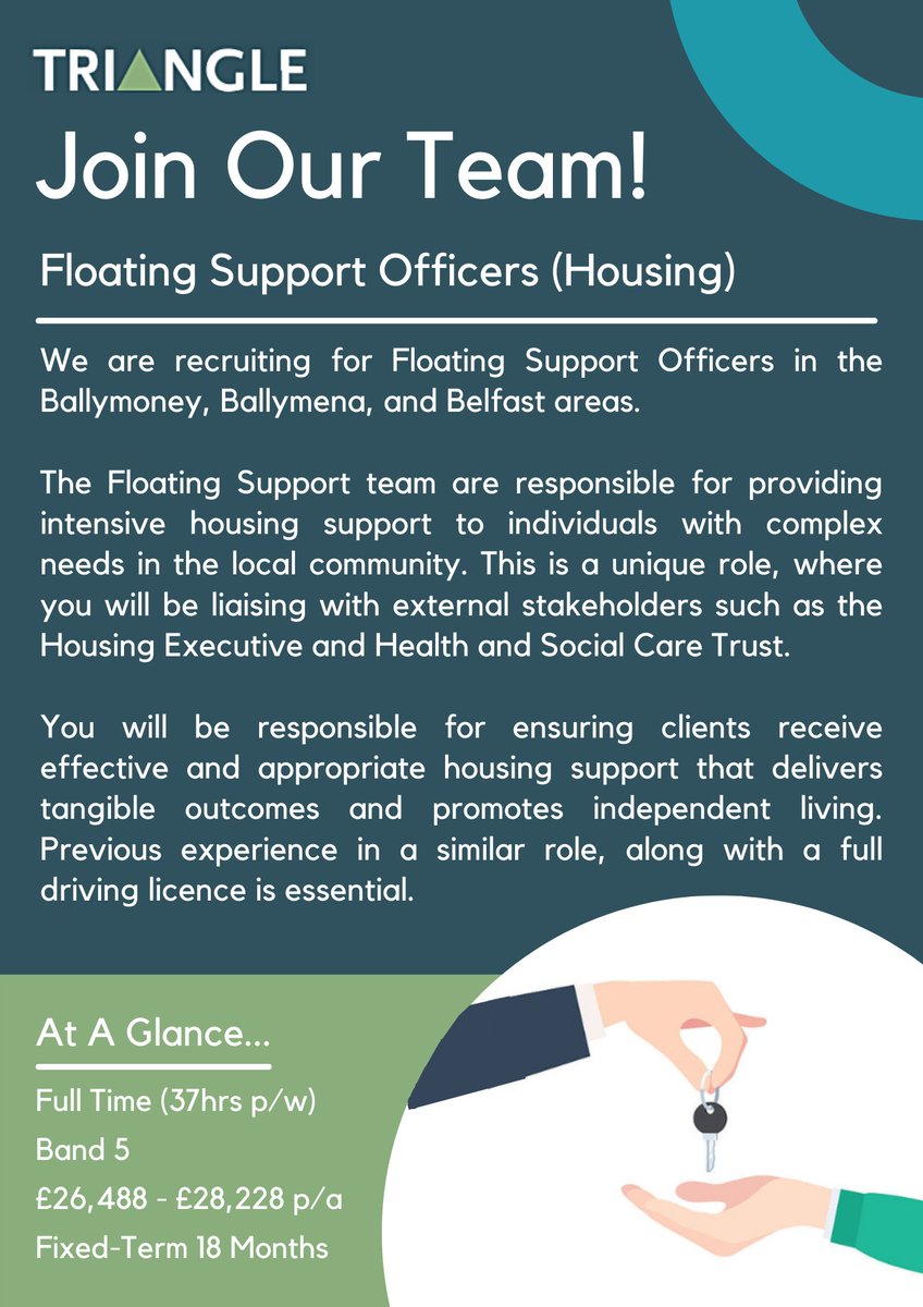 📣 Job Opportunity to help people to live independent lives. #housingassociations #supportingpeople ⬇️