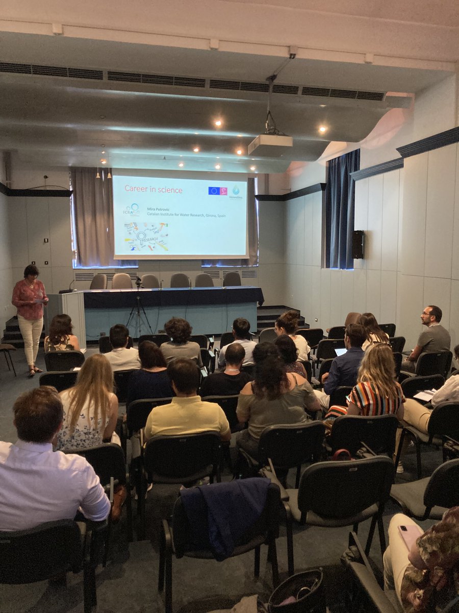 nowelties's tweet photo. Now the afternoon session, Workshop "What after NOWELTIES?" starts with the presentation by the @nowelties coordinator @mpetrovic_icra on Career in Science

@MSCActions @EU_H2020 @REA_research @IcraWater @IUCDubrovnik 
#MSCActions #PhD #ITN #NOWELTIESfinalconference https://t.co/tEkTNaoOZf