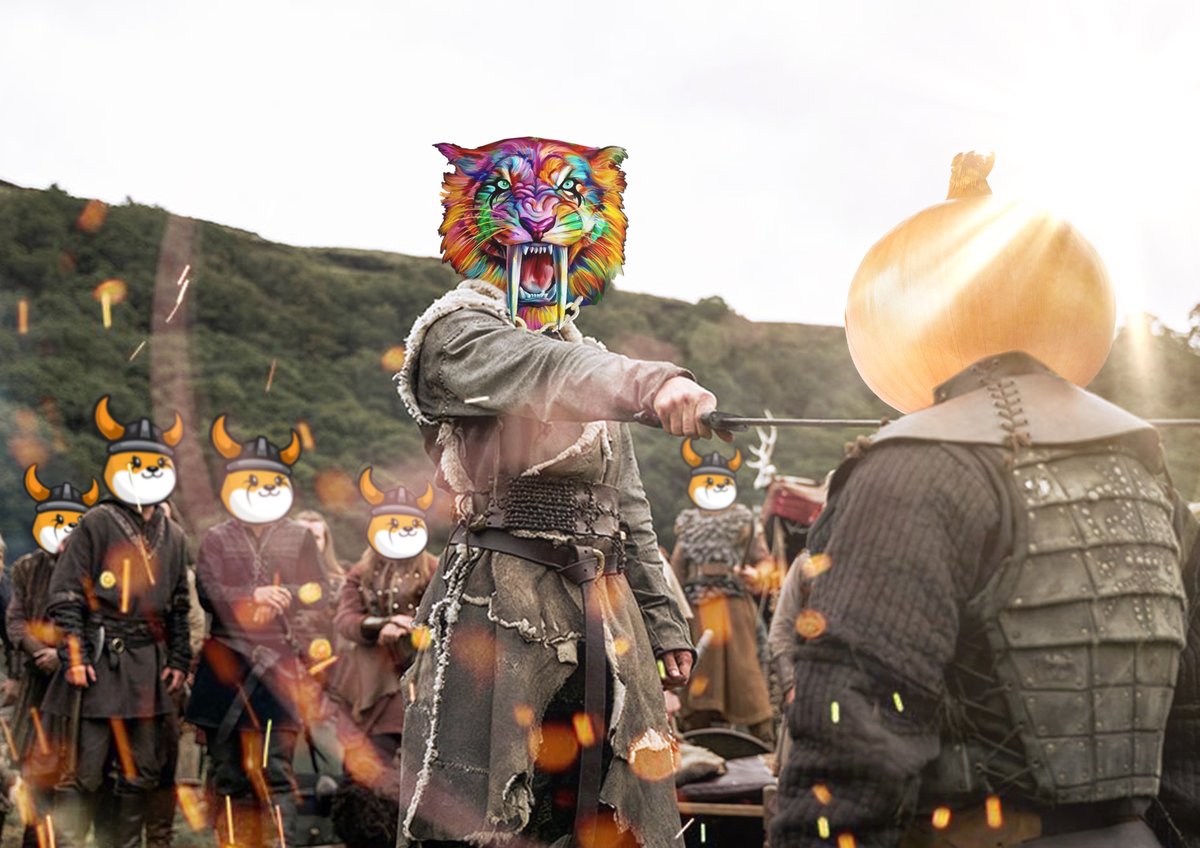 FlokiJim's tweet photo. @SabreEthereum slaying onions since 2021 🧅⚔️

Nobody said the journey to #Valhalla would be easy, however the patient will be rewarded 🔥

2022 will be a big year for $FLOKI so make sure those bags are packed 💰 thank me later 🤝

#FLOKI 🔸 @RealFlokiInu 🔸#FLOKIDAO https://t.co/rT5WheVZFq