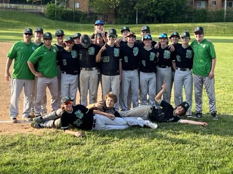 BadinBaseball's tweet image. Badin Freshmen team 24-0 this season!  .378 team batting average. 197 stolen bases. .918 team ERA.  260-38 run differential. Huge shoutout to head coach Nick Browning and assistant coaches Patrick Eilerman, Gavin Matthews, and Patrick Keating.