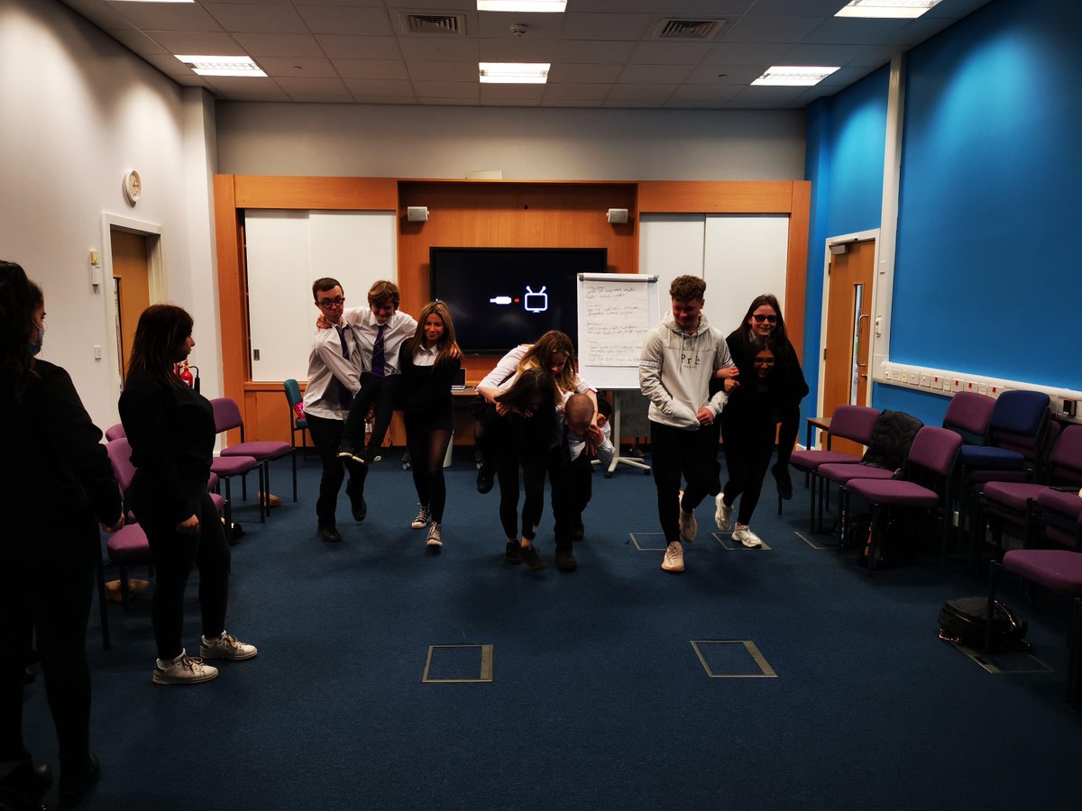SJA_SfP's tweet photo. Thank you @MsAnnaDevitt for delivering day 1 of the Comedy &amp; Confidence award to our S4s.  The students had an incredible day and were pushed out of their comfort zones.  Can't wait for next week for some rapping!😀 @st_johnsacademy https://t.co/1Tg9Ba5DWo
