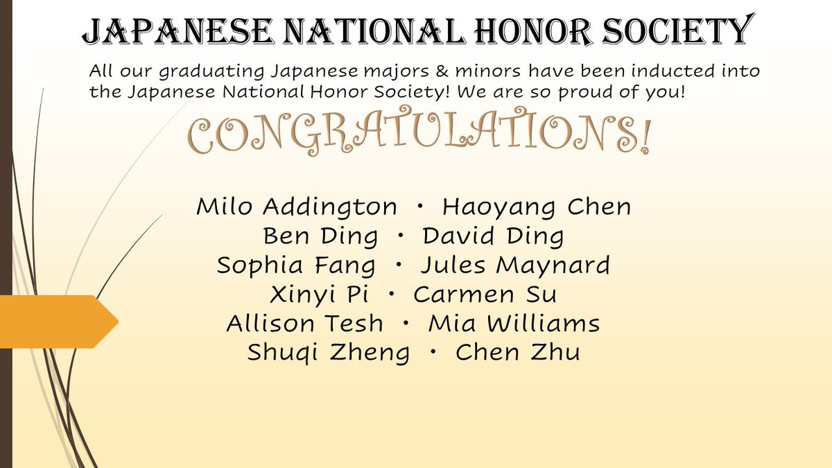 EALCWFU's tweet photo. All our graduating Japanese majors &amp; minors @EALCWFU #WFU #WFU22 @WakeForest have been inducted into the Japanese National Honor Society @AATJ14 ! We are so proud of you - Congratulations! https://t.co/3s4pl7oZlW