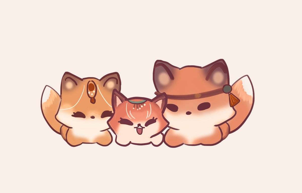 HH_HongHu's tweet photo. 🦊🦊🦊
สามพี่น้องจิ้งจอกแห่งหวู่ซุน
@HH_FangZhu @HH_Manya https://t.co/Ots1ueXOpe