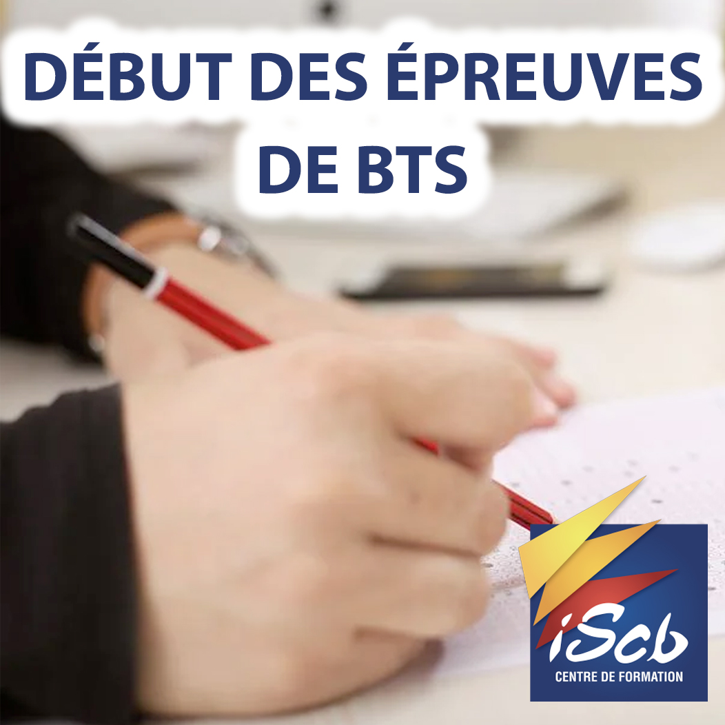 ISCB37's tweet photo. ✒️ #BTS, début des #examens 📚
Le mois de mai et de juin est généralement signe de beau temps, mais également d'#examens. C'est le cas des #étudiants en #alternance en #formation au sein du #CFA @ISCB37 - centre d'examen

#alternance #apprentissage #professionnalisation #iscb https://t.co/Rn31CQgUDc