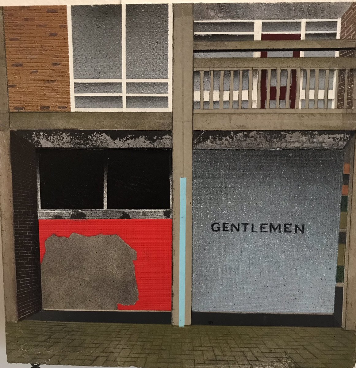 SarahMakepeace's tweet photo. Adored these paintings by @mandypayne24 at #Sheffield’s Millennium Gallery, of Park Hill flats. #brutalism #art proper @GrimArtGroup https://t.co/Bt1VXSuuAA