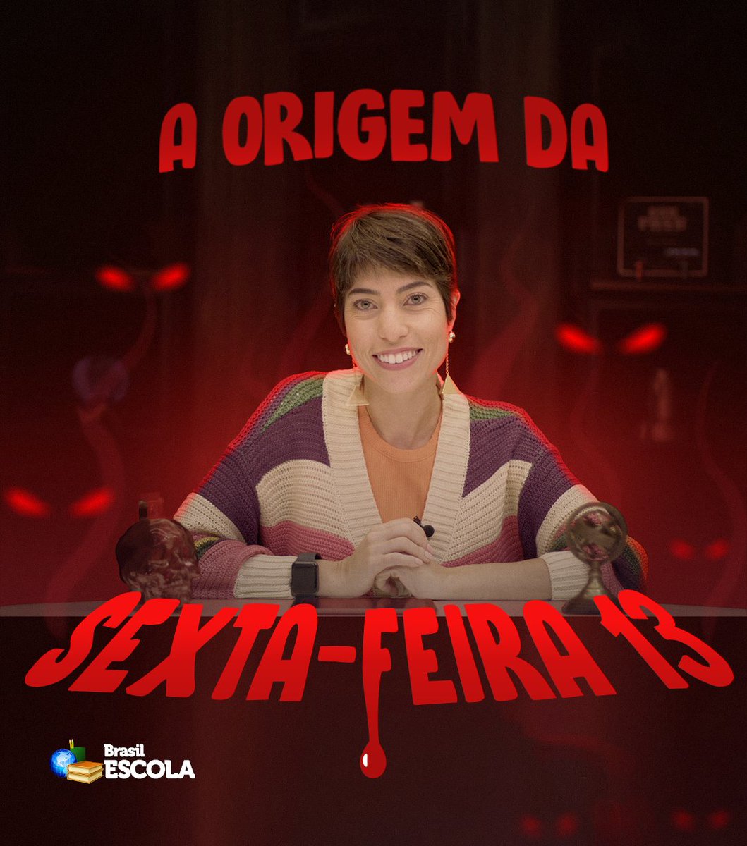 brasilescola's tweet photo. Hoje é sexta-feira 13! Você conhece a origem dessa famosa - e temida - data? A gente explica neste vídeo: https://t.co/uDWKTEysT4 https://t.co/Fbmo2dnpVh