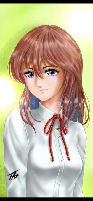 #絵描きさんと繫がりたい #イラスト  先程のイラストですが 申し訳ありません きれいにフレームに入ってませんでした。上下に余計な物が そのままになっていました。 再度上げ直しさせて下さい