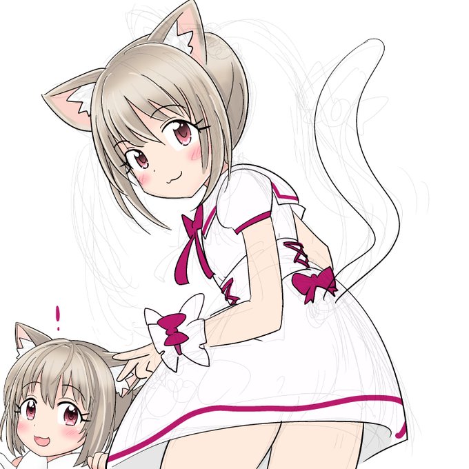 (ここまで描いてからあっと気付いたがイチゴ柄どうしよぅ💦 