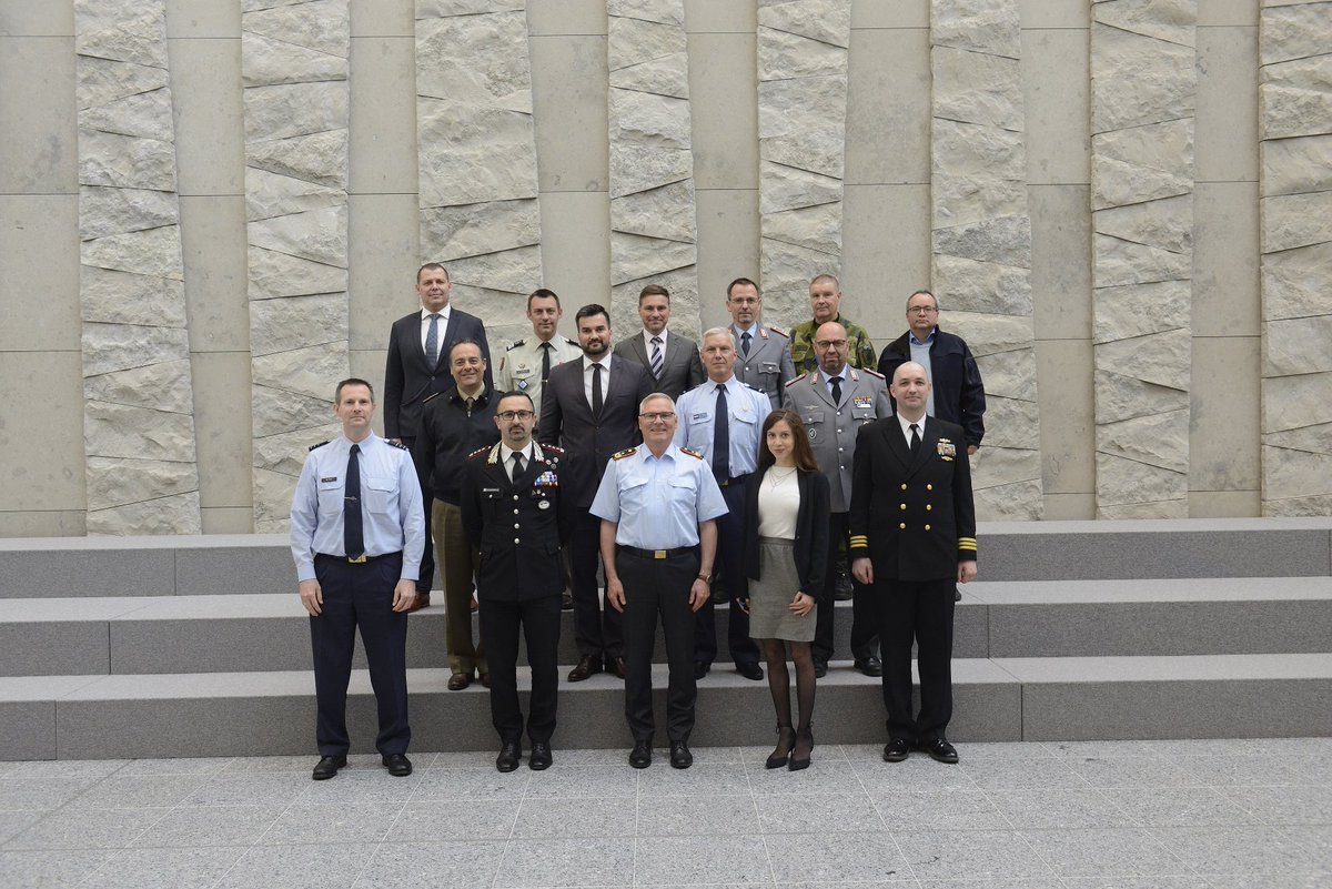 DavidCattler's tweet photo. The intel & security COEs met in NATO HQ to strengthen cooperation with #NATO. The community of COEs discussed how the Alliance, in a changed security landscape, can better leverage the unique expertise and approach of the COEs. #StrongerTogether
https://t.co/JcUiJw6sQb https://t.co/4qpk2l5heH