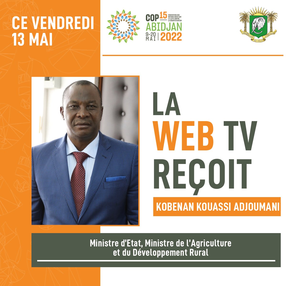 Abidjan Cop15 Officiel on Twitter "Suivez partir de 14h, l'interview