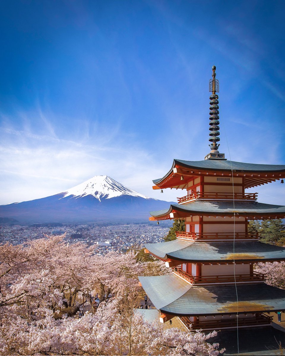 富士山×忠霊塔🌸 2022.4.13撮影📷