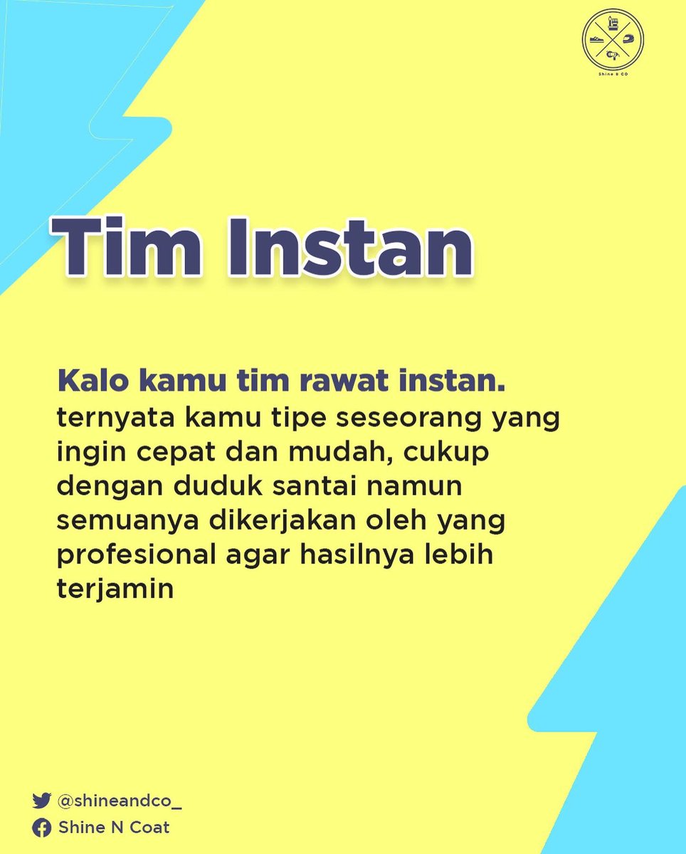 shineandco_'s tweet photo. halo sobat Shine n co 
hayo.siapa disini yang males cuci motor? 
Mencuci motor merupakan salah satu cara merawat motor lohhh.. 
anw kalian tim mana ni? tim cuci sendiri atau tim cuci instan?🤔
#shinewithus https://t.co/2okMxSQzZV