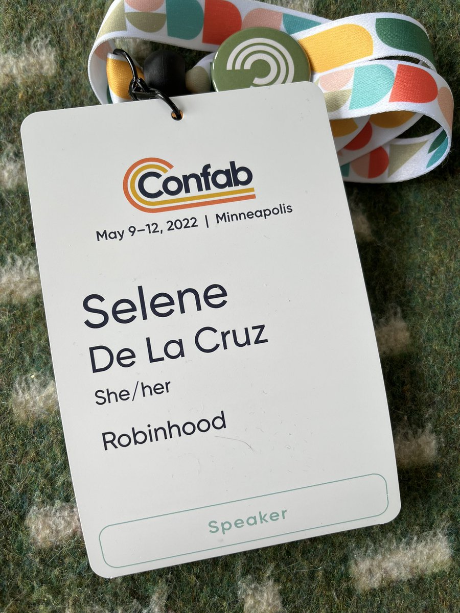 snros's tweet photo. And just like that, my first time speaking at @ConfabEvents is over 🥲 w/ @melindarox https://t.co/dtWoZecZUv