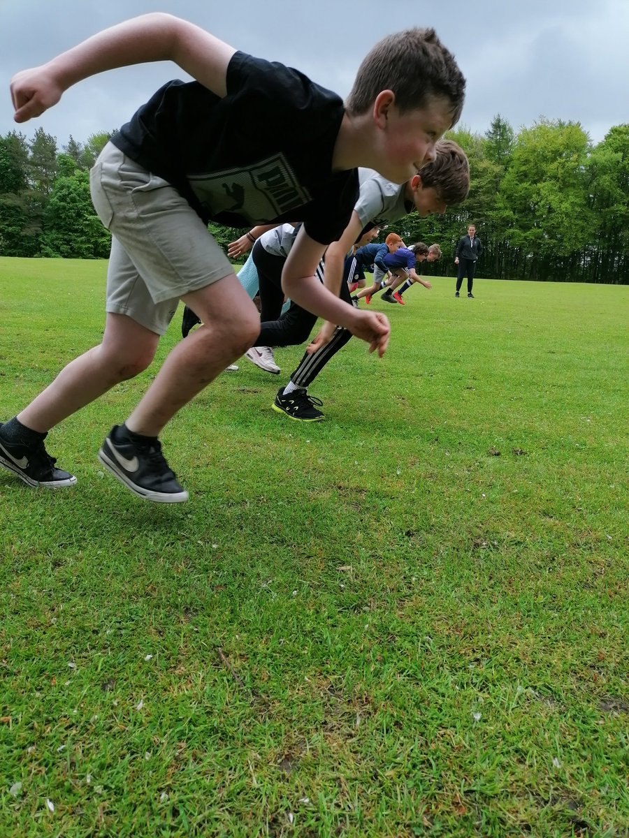 DounePS's tweet photo. Today's P6&amp;7 Fitness and Running Club focus was sprinting. Strength training involved paired wheelbarrow, bear crawl and drag. We ran 7x50m sprints and finished with Up Down Sally push ups or squats. Another excellent session, thanks @KJ_Croxton 💪⏩👟 https://t.co/VpnHw97SMJ