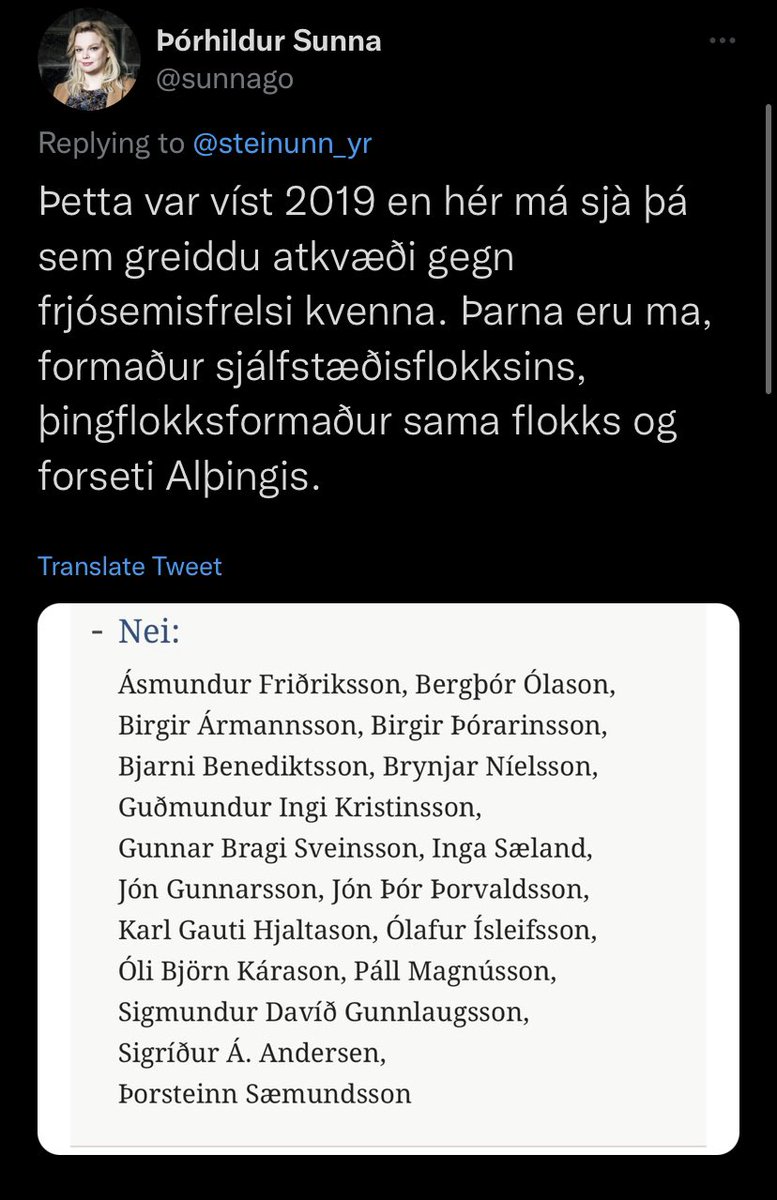 kolla_swag666's tweet photo. Það að vera kona gerir þig ekki auto að femínista. Eins með að hafa konur á lista gerir flokkinn þinn ekki auto að feminiskum flokk. https://t.co/XUo3P3n8P0