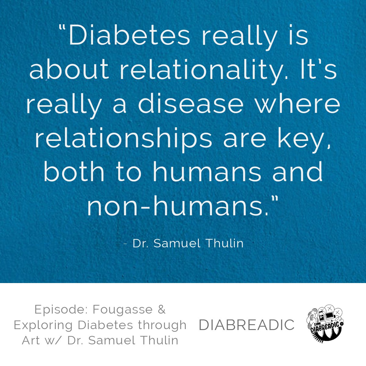 Inside and outside the context of treatment, Diabetes is fundamentally about relationships. Dr. <a href="/ThulinSamuel/">Samuel Thulin</a> reflects on some of the human relationships that have influenced his understanding and his art, full text at our Instagram: instagram.com/p/Cdf_-Kiumcd/…